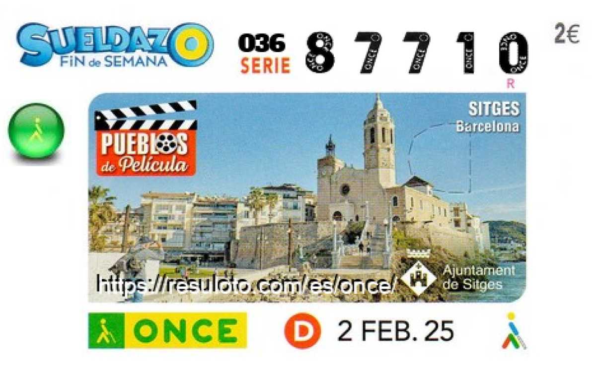 Sueldazo ONCE premiado el Domingo 2/2/2025